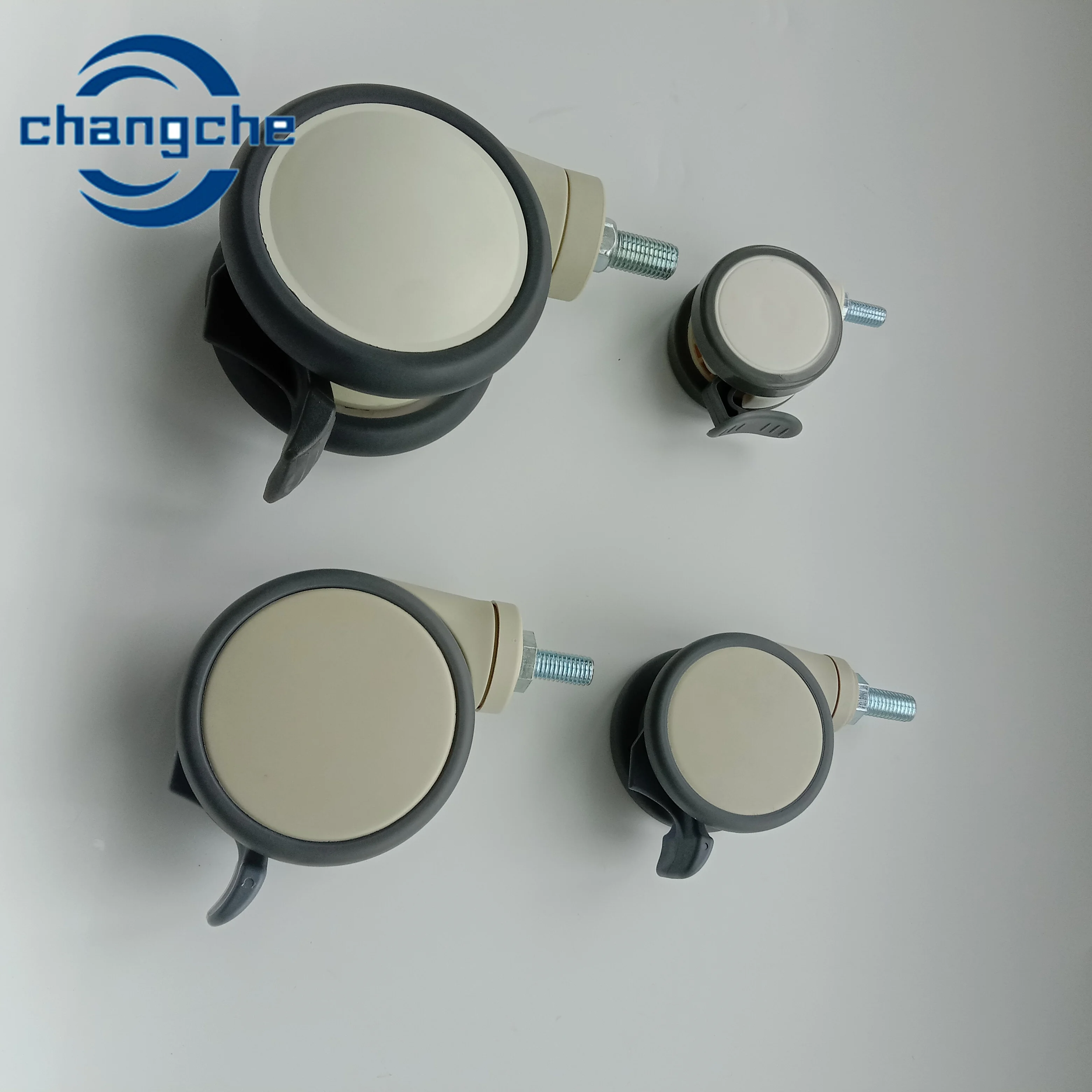 Hospital Trolley Caster Silent Without Damaging The Ground Medical Swivel Caster Wheel Moving Casters