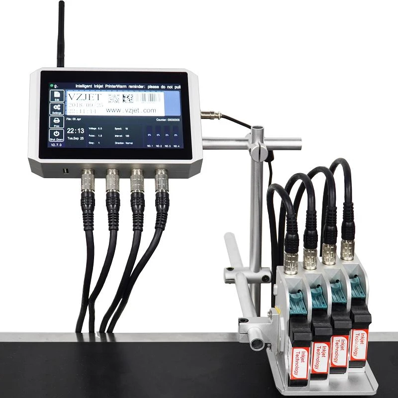 Best Price TIJ Industrial Inkjet Digital date machine Printer for bottle Barcode and QR Code