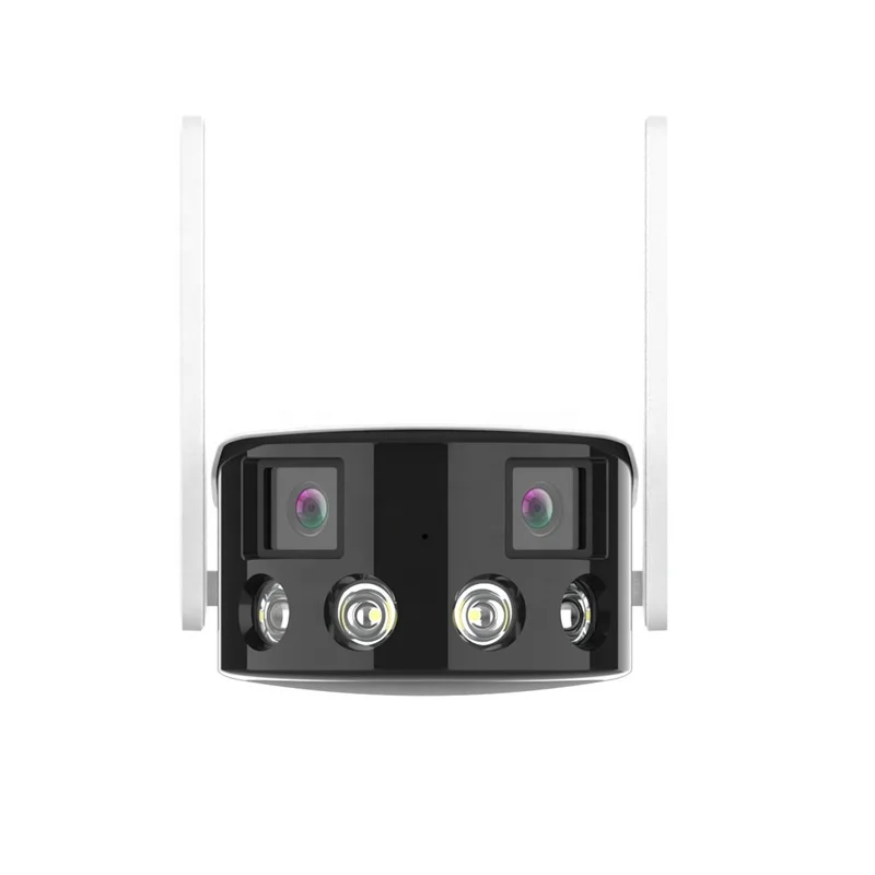 Saikiot ICSEE 4MP 4K Dual Lens Panoramic Network Camera Smart IR AI Security IP Camera 180 Degree CCTV Bullet Panoramic Camera