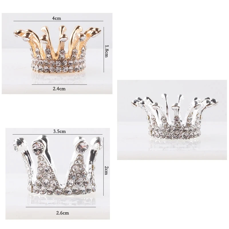 Retro Manicure Brush Pen Holder Nail Art Brush Painting Pen Diamonds Crown Shape Pen Brush Holder Nail Art Accessories Tools