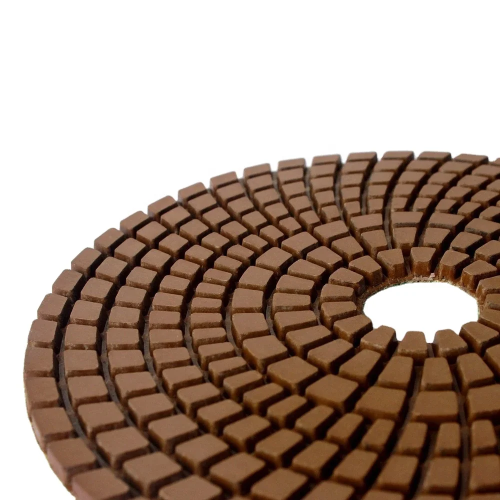 Z-LION Premium 3 Inch 75mm Wet Resin Bond Polishing Pad for Granite Marble Stone Grinding