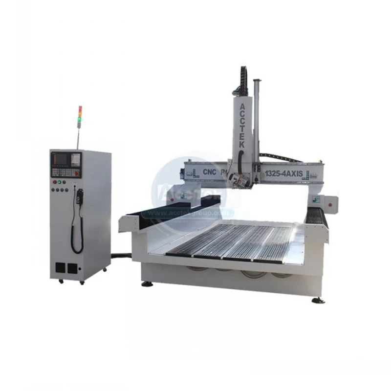 AKM1325 cnc router 4 axis machine 3d CNC milling machine for wood making engraving