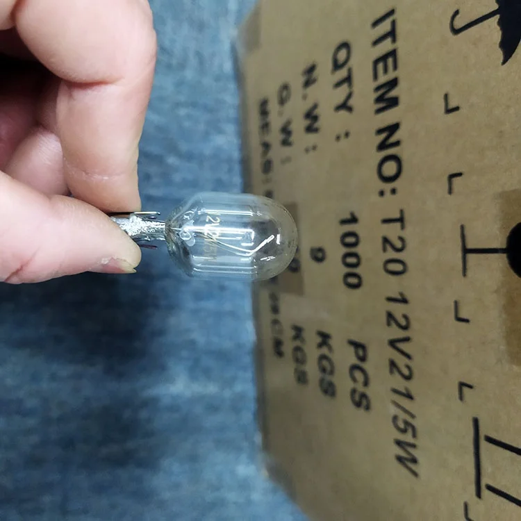 T20 12V 21/5W  Bulb Factory   Manufacture Low Price Bulb T20 12V 21/5W     Double  Contact