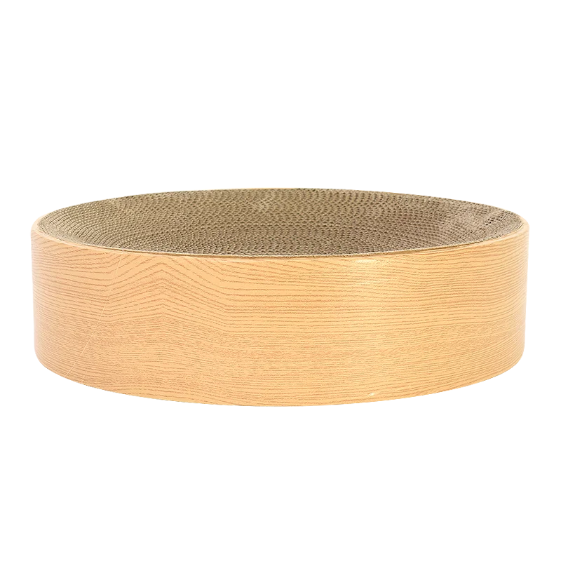 Specializing in the production of thick bowl-shaped corrugated cat scratching board (cat sleeping pad + cat scratching board)