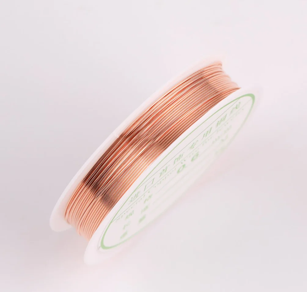 Wholesale Jewelry Accessories Crystal Stretchy Elastic Beaded Copper Wire Metal Stringing Wire For Beading