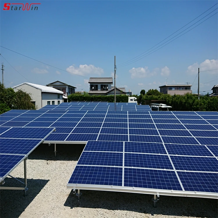 Cheap W Type Ground adjustable solar small ohotovoltaic panel mounting bracket