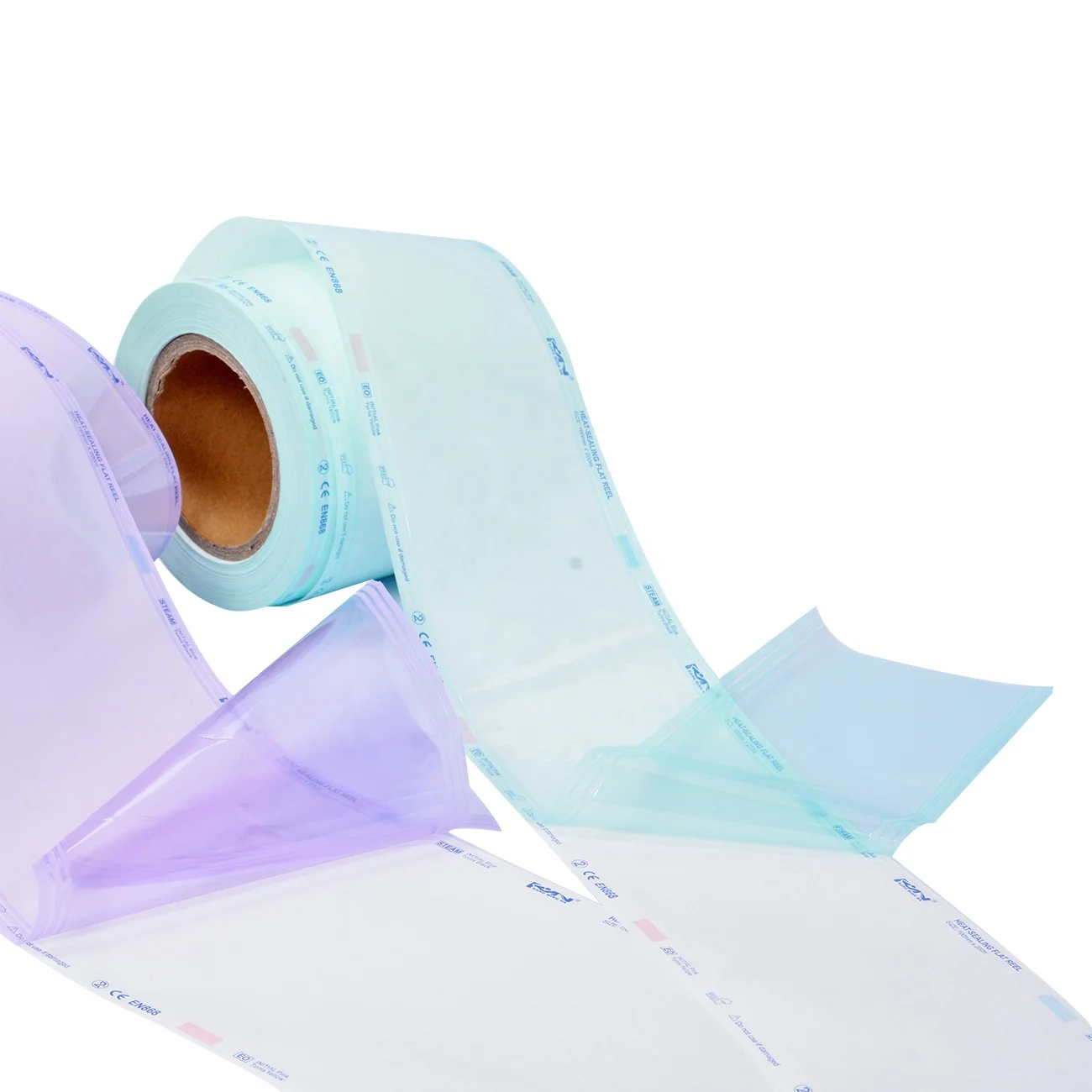 Heat sealing surgical autoclave package bags medical sterilization pouch disposable