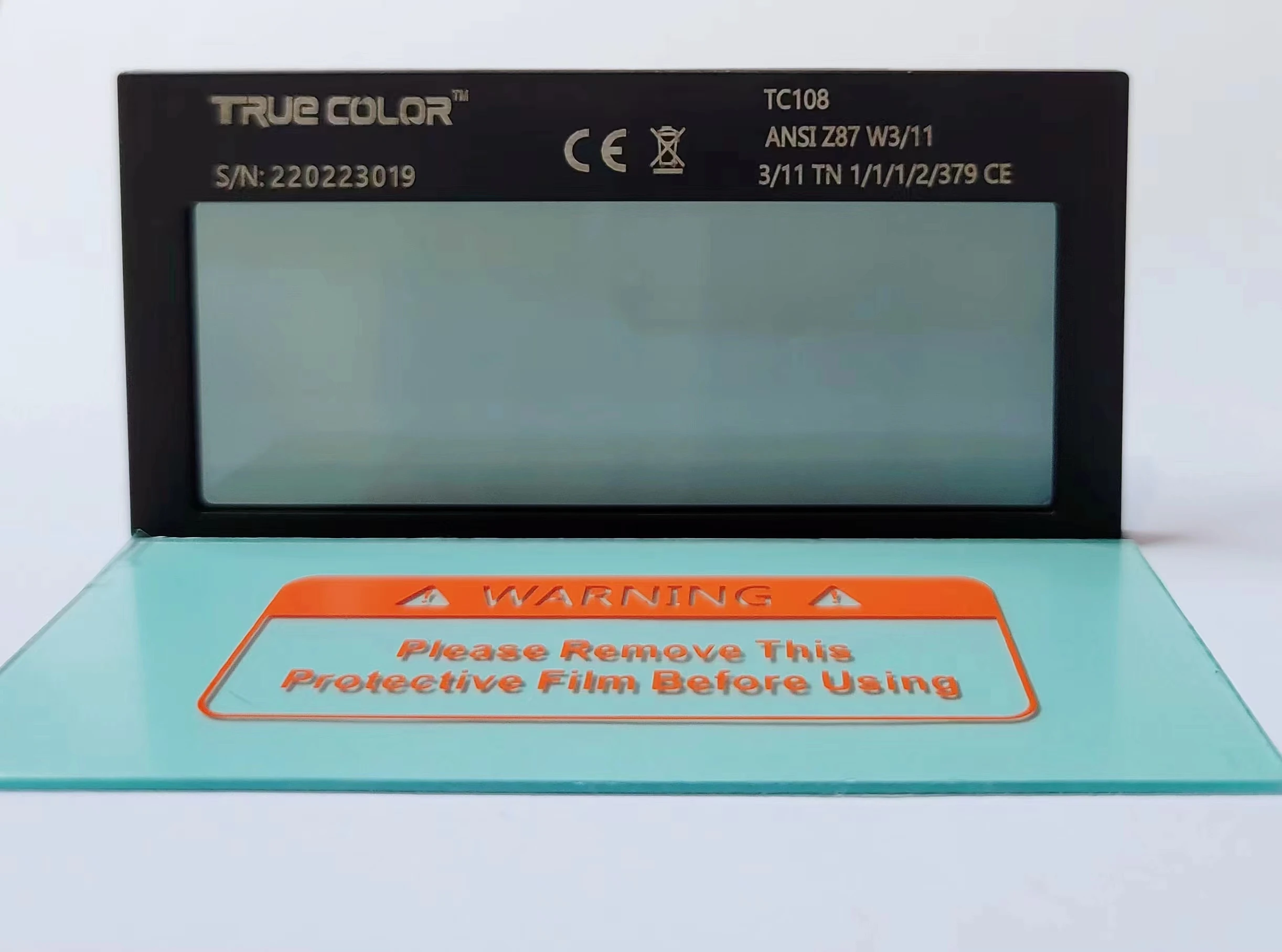 TC108 CE ANSI True Color HD 2*4.25 Welding Filter For Pipeline helmet Auto Darkening Welding Lens