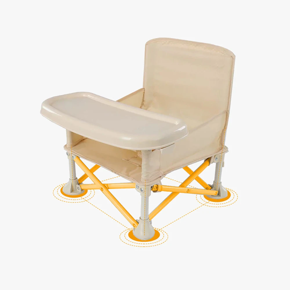Outdoor baby dining chair foldable baby convenient eating table and baby chair
