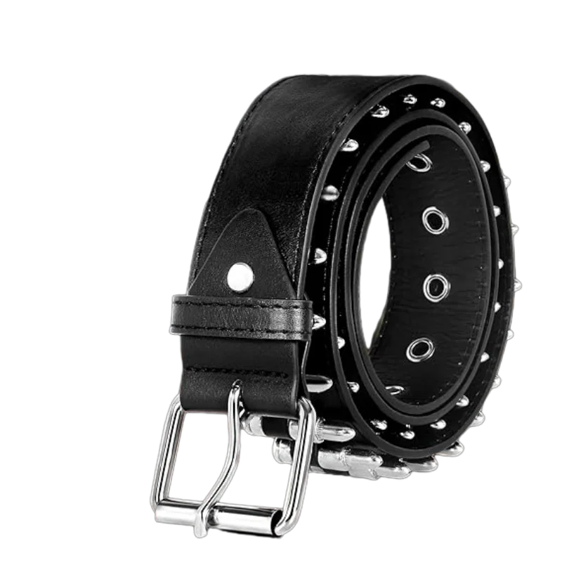 Unisex Punk Belt Y2K PU Leather Adjustable Body Decorative Belts Gothic Rock Wild Holiday Costume Gift