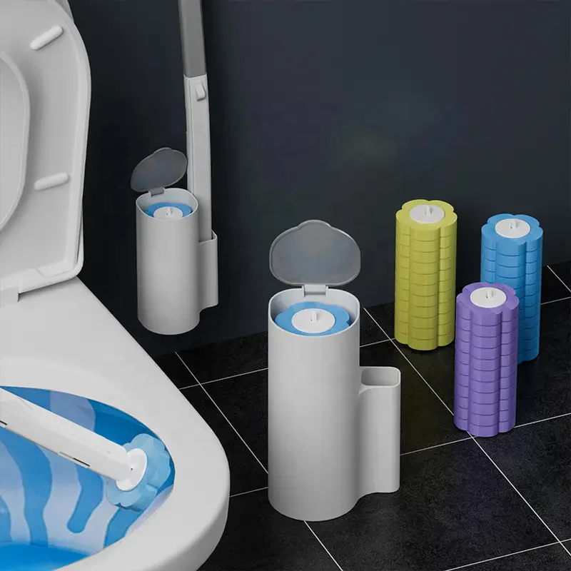 yuyang Latest Replacement Disinfecting sponge head refills toilet brush and holder disposable cleaning toilet brush