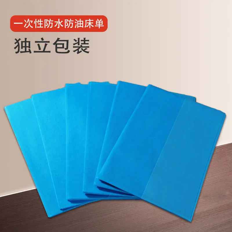 120*200cm massage bed sheet disposable surgical bed sheet made in china disposable