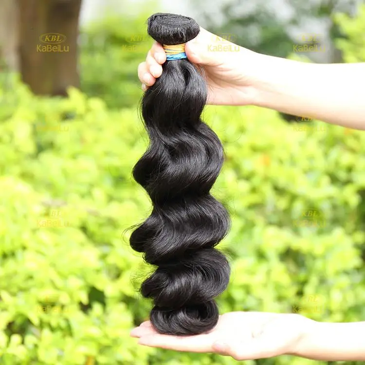 3PCS KBL Cuticle Aligned Loose Hair Brazilian Human Wave Hair Bundles 100% Natural Original Wholesale Raw Virgin Hair Vendors