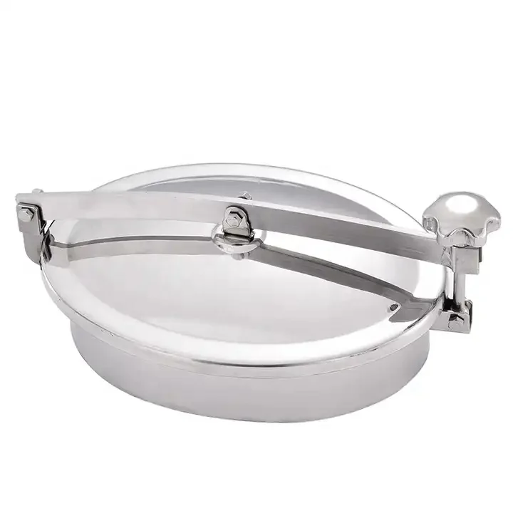 WZ Stainless Steel 304 316 316L without pressure tanks mini type manhole oval cover