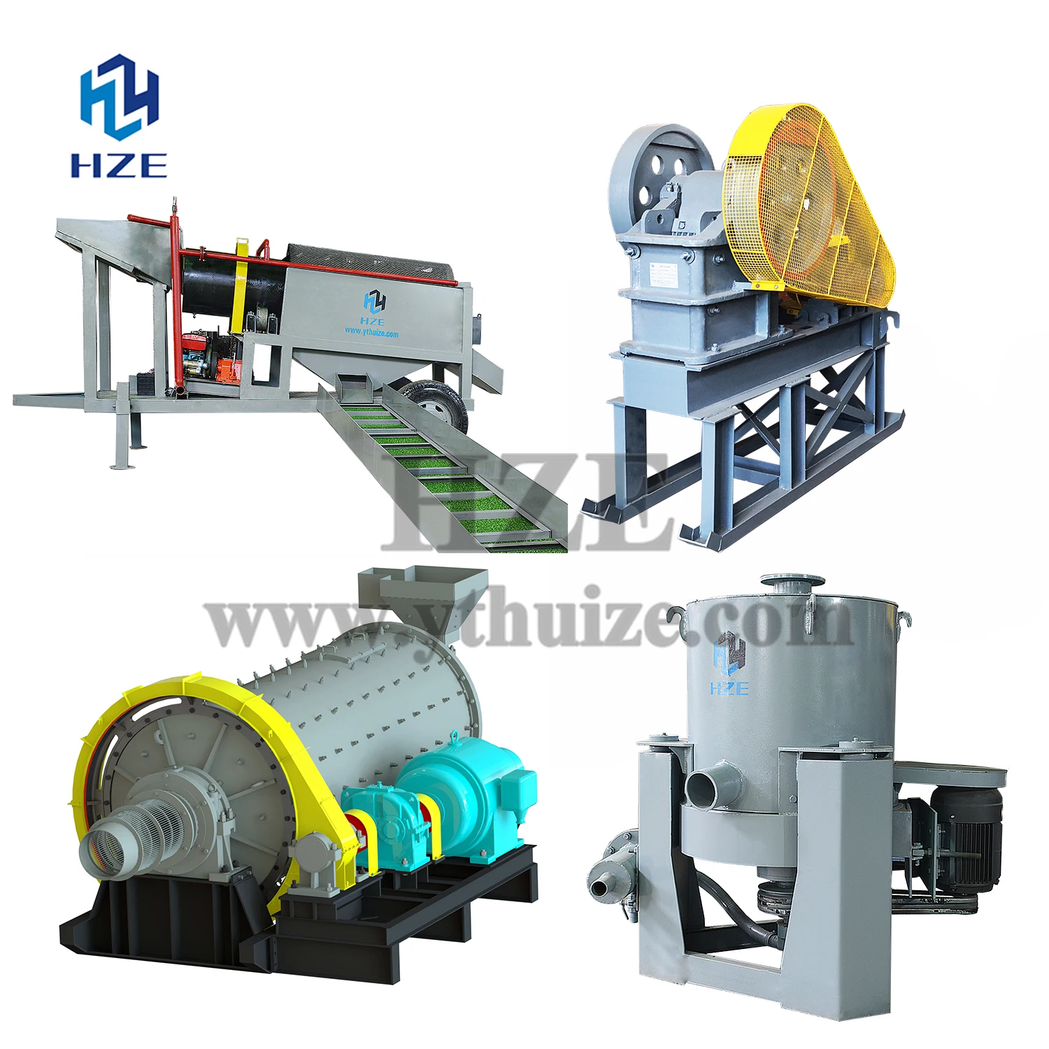 
Placer Mining and Hard Rock Small Gold Processing Equipment 