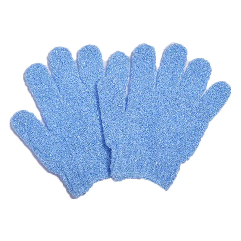 Двухсторонний Отшелушивающий скребок для тела перчатка очистки спа-массажа удалитель омертвевшей кожи клеток