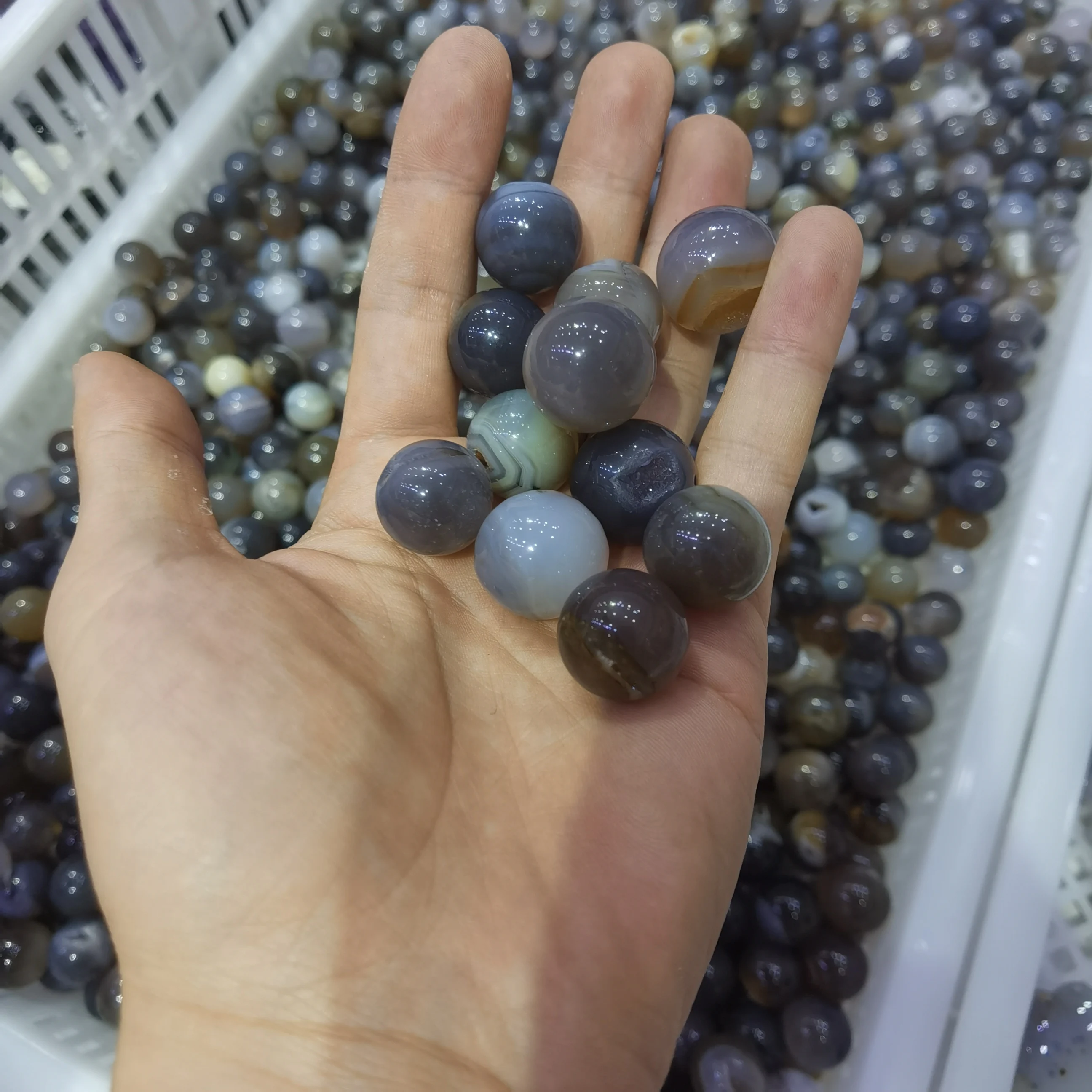 
Good Quality Crystal Sphere Samll Agate Healing Crystals Ball 