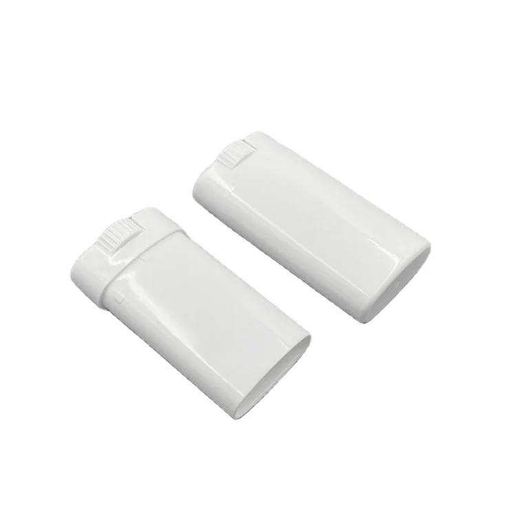 high quality 15 ml 50 ml oval shape plastic deodorant bottle for men cosmetic Refillable Travel Containers PP bottles