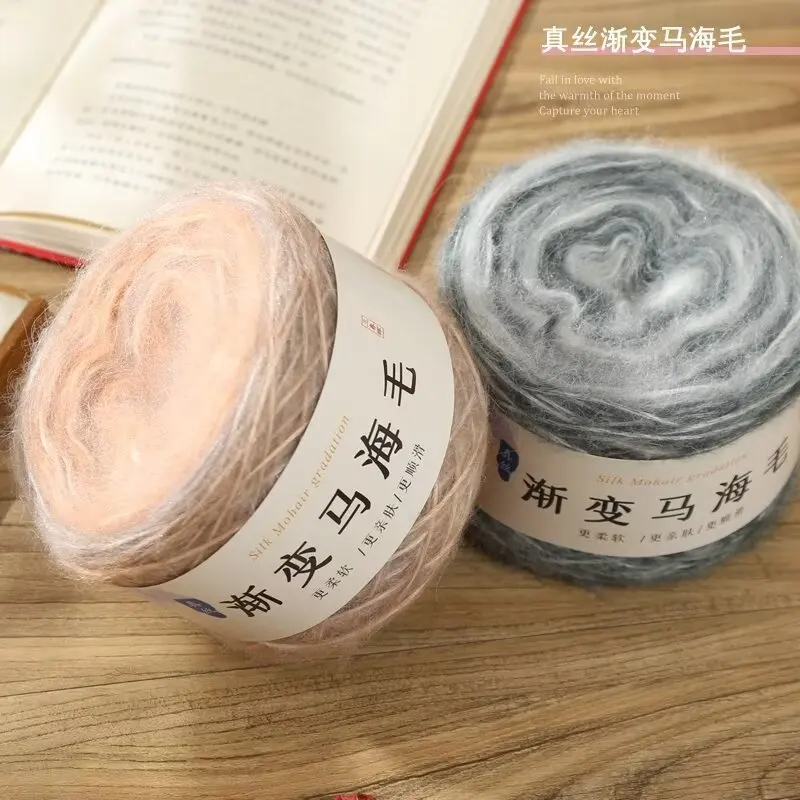 Dimuni Hot Factory Directly Supply High Quality Mohair Fancy Yarn 100g Crochet For Knitting