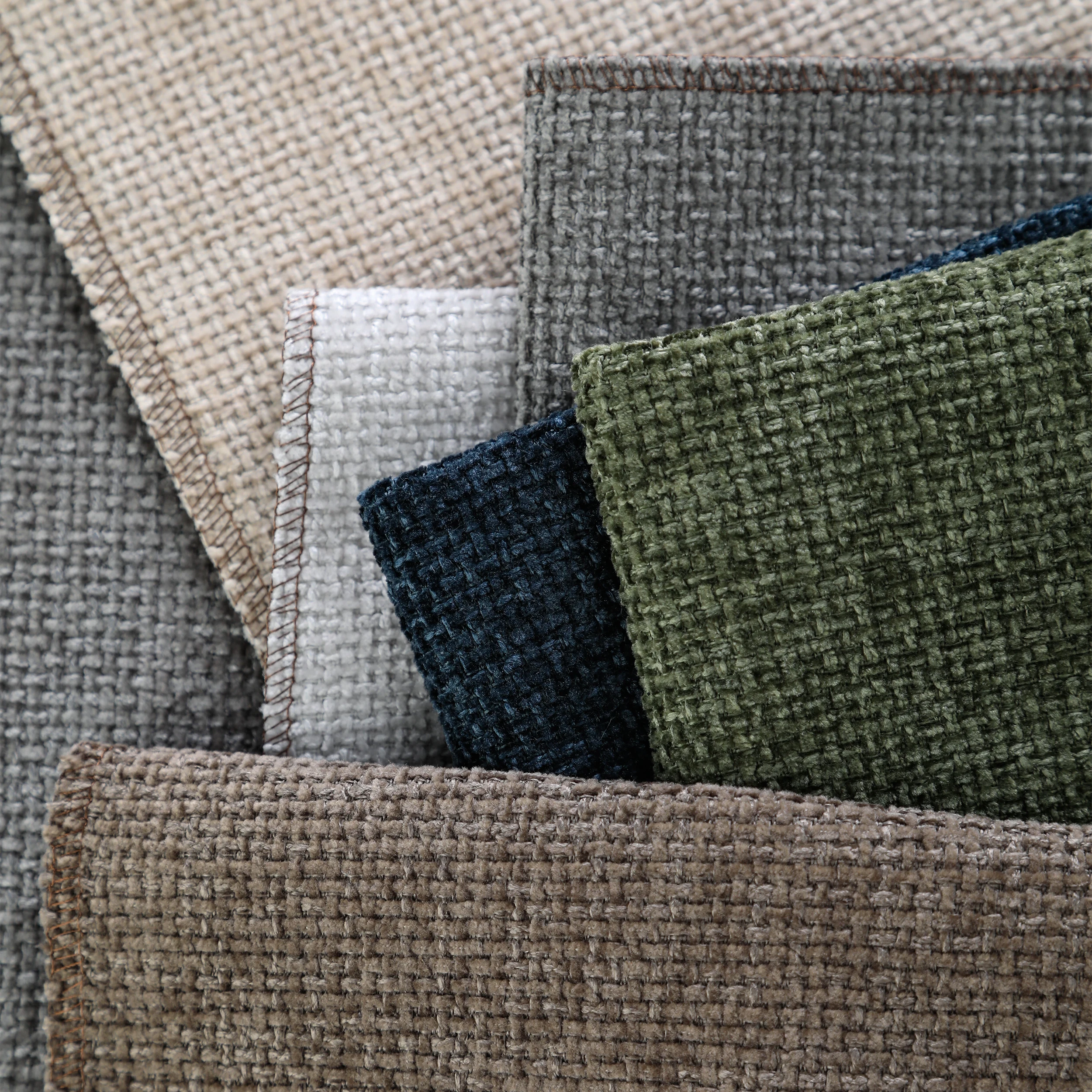 New arrival nature pattern cross style home textile fabric textured chenille 100% polyester sofa fabric