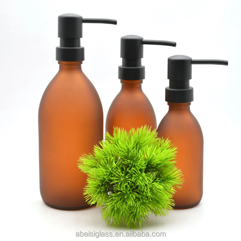 Abeisi wholesale  amber 250ml 500ml glass bottles