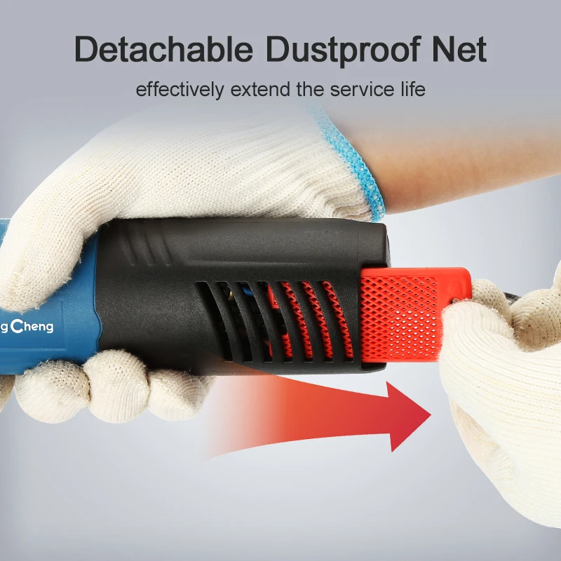 DongCheng Technic Power Tools Angle Grinder Big Power 220V Electric 800W 100mm Angle Grinder