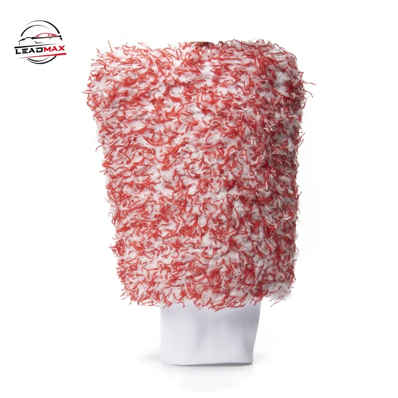 Latest Ultrafine Fiber Car Wash Gloves Customized Microfiber Automotive Automatic Cleaning Gloves for Detail Polishing