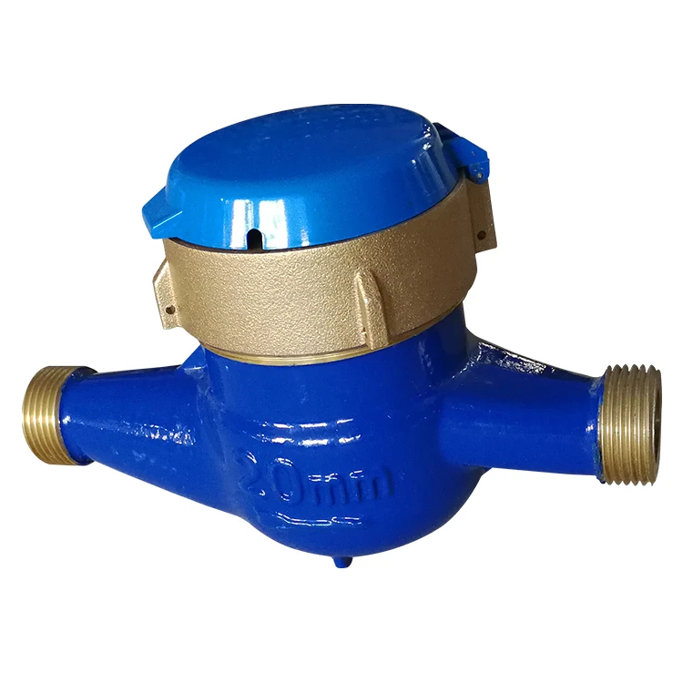 Rotary Piston Volumetric Brass Body Water Meter
