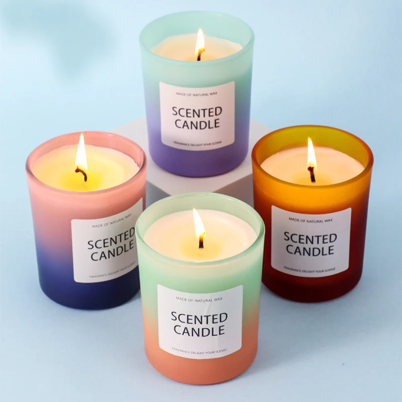 Luxury Wholesale aroma scented candles  oem custom candle manufacturer home decor