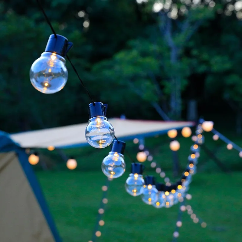 2.5M 5M LED string lights Outdoor Garland decorative lighting solar battery usb ball lights For Garden Wedding decor