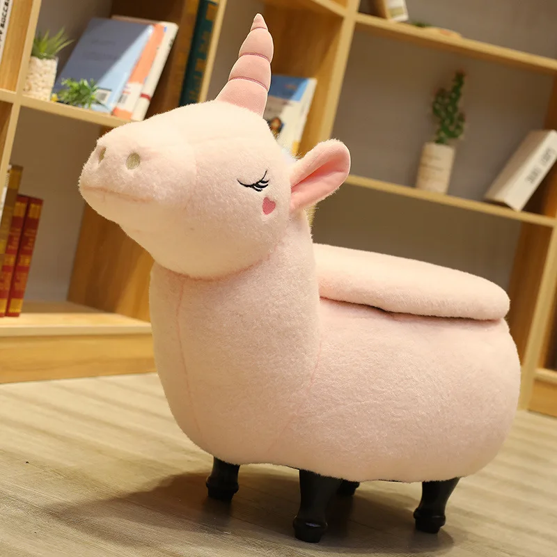 Hot Selling Wholesale Leather Bull Dinosaur Elephant Pig Shape Shoe Sofa Kids Wooden Foots Animal Stool for Kids Children