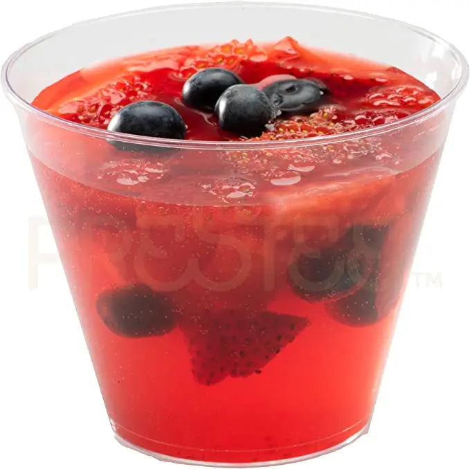 9 OZ Disposable PET Coffee Cups CustomPrinted Plastic PET Cups slush ice cups