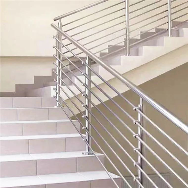 Balcony Simple Style Inox 304 Stair Handrail Guard Rod Bar Tube Balustrade Customized Rod Handrail Bar Railing
