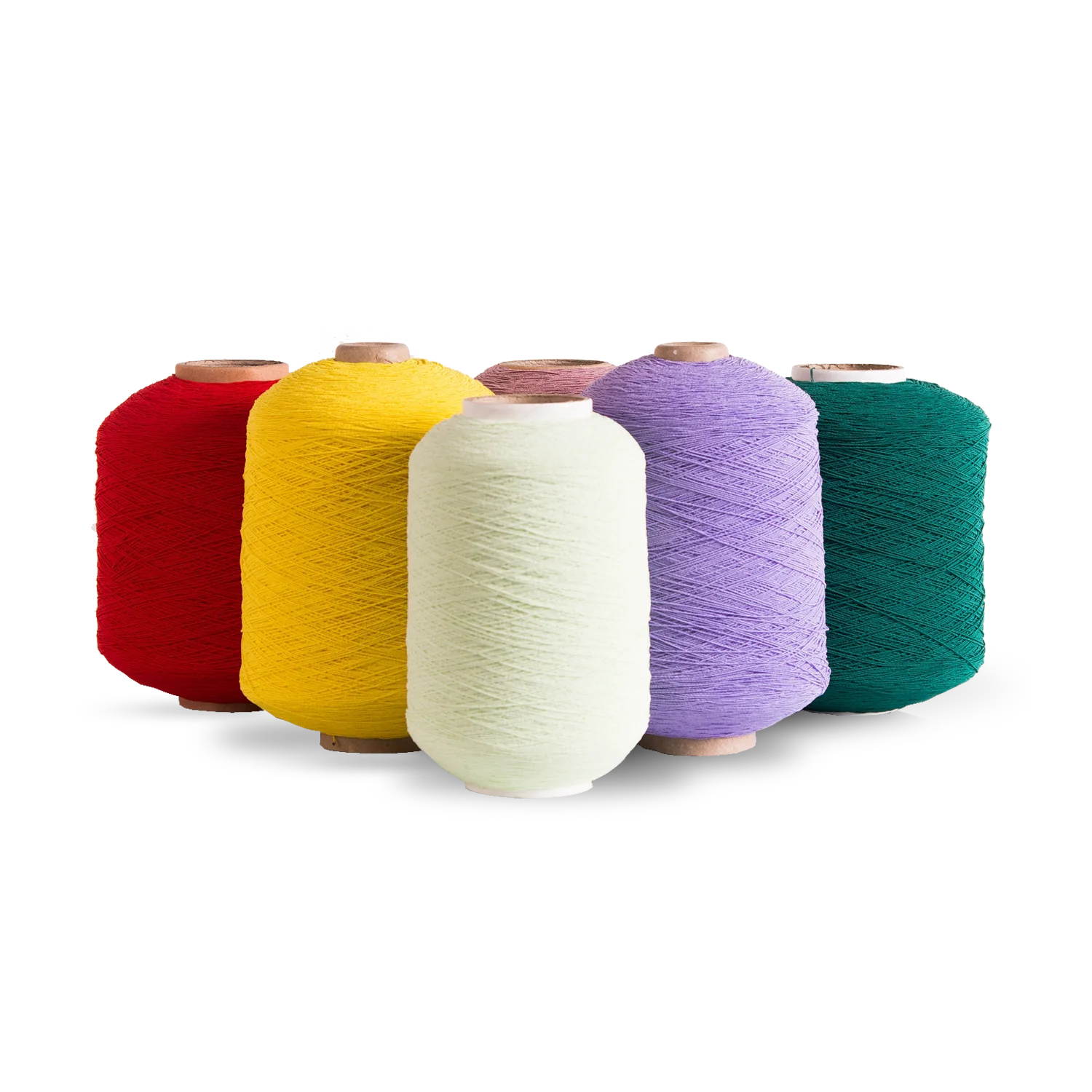 AA Grade 180#7575 High Elastic Spandex Polyester Direct Factory Price Double Covered Yarn Knitting Socks Dyed Texturized Pattern