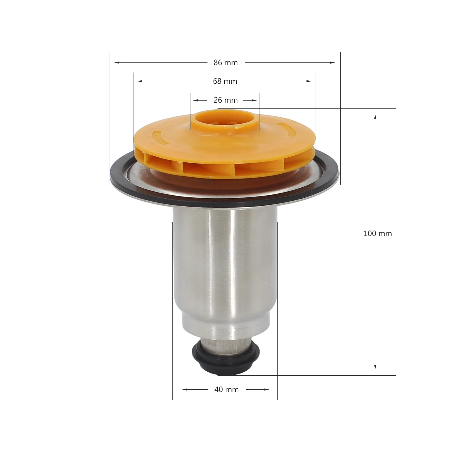 Циркуляционный насос графитовый ротор против часовой стрелки крыльчатка ротора для газового котла