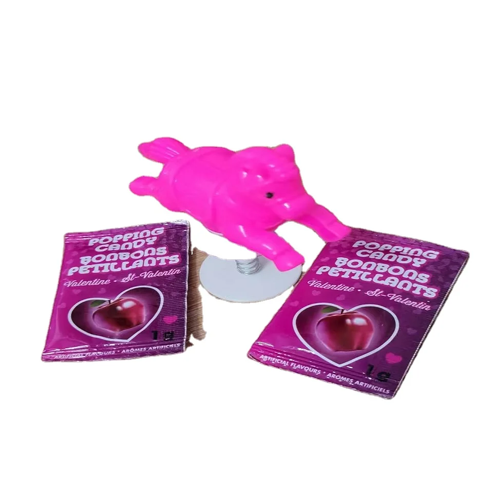 2g popping candy with toy kids gift candy with a little bounce horse OEM available