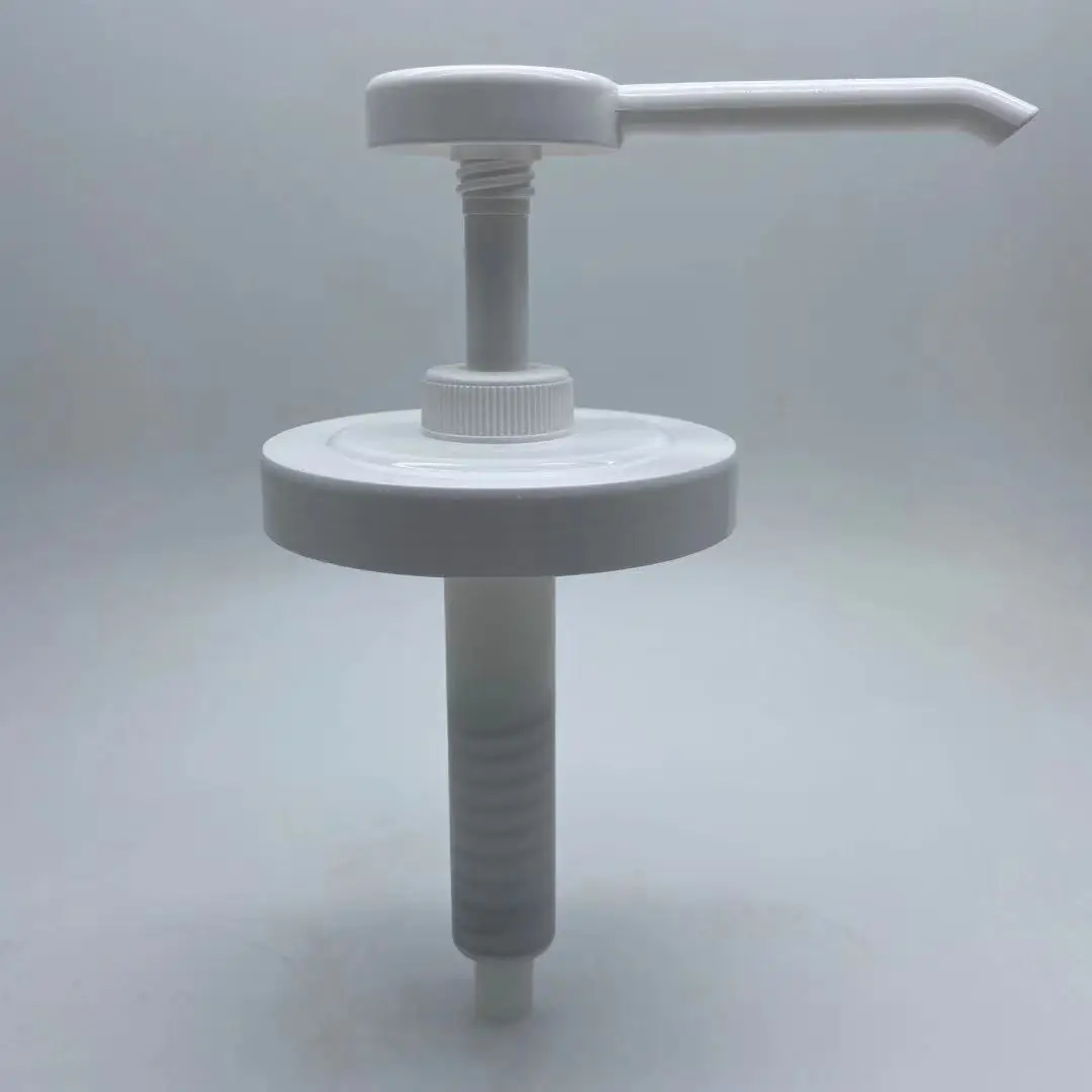 Long nozzle food grade liquid honey juice sauce plastic syrup pump food gold black gallon dispenser coffee syrup pump