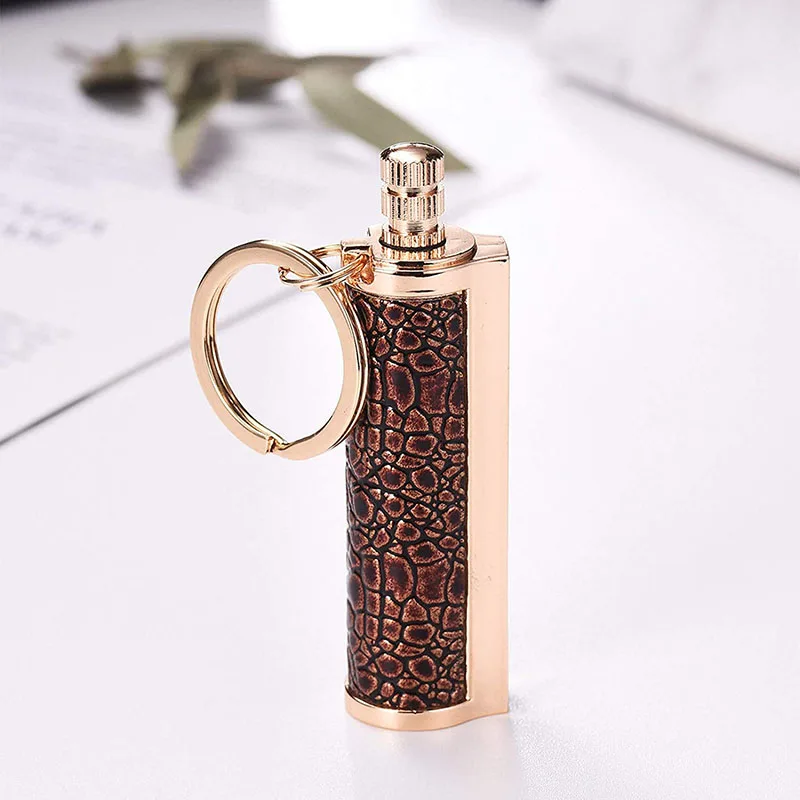 Kongbo Round Shape Waterproof Survival Matches Flint Fire Starter Lighter without Kerosene