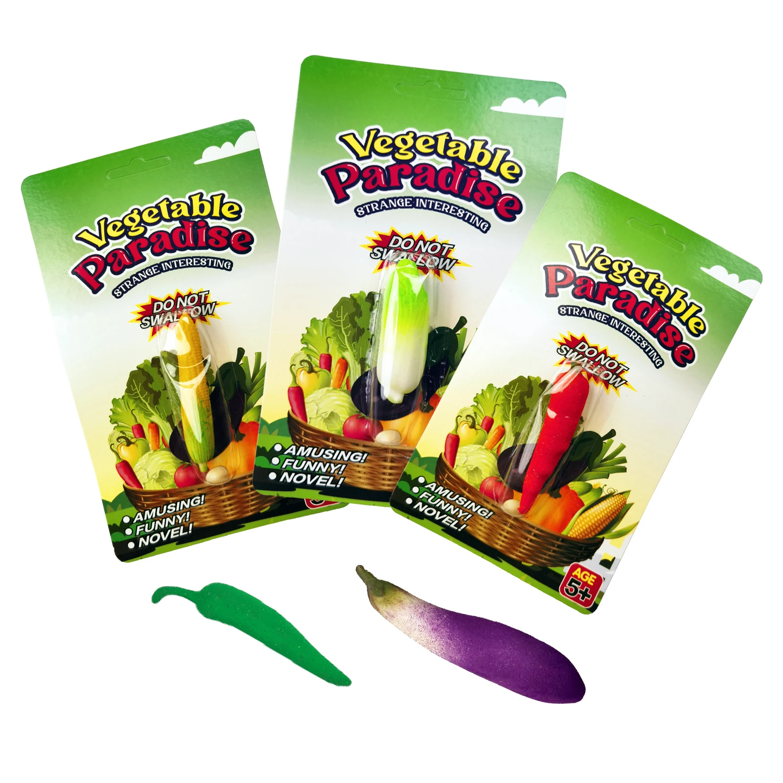 Creative Animal-Themed Educational Toy Vegetables Corn Carrot Water Absorption Expansion Simulation Soaking Water Grow-for Kids