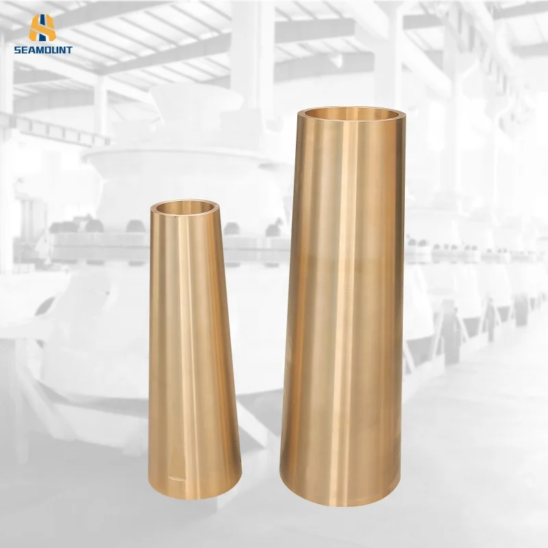 High precision Cone crusher  Spare part  bronze taper bushing main shaft sleeve
