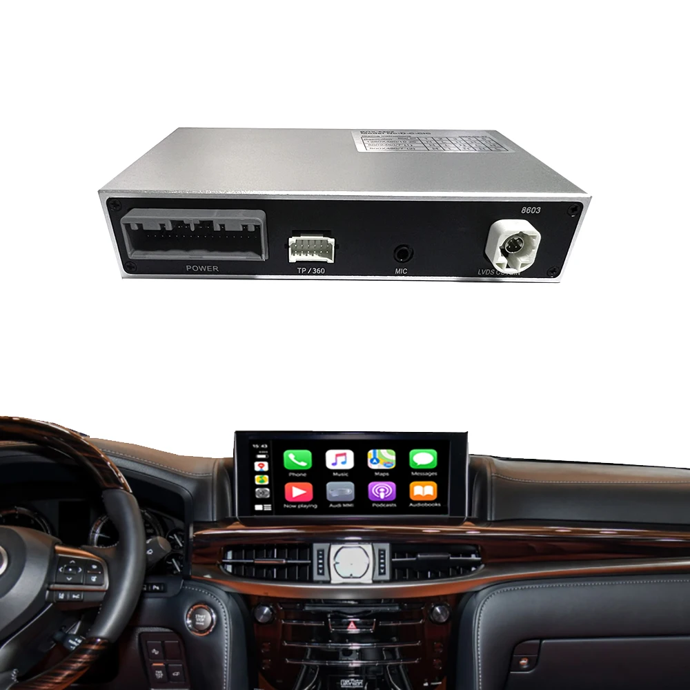 Android Auto Interface For Lexus LS ES NX RX IS LC GS CT LX570  Mirror Link Radio Car Play Youtube  Wireless Apple Carplay