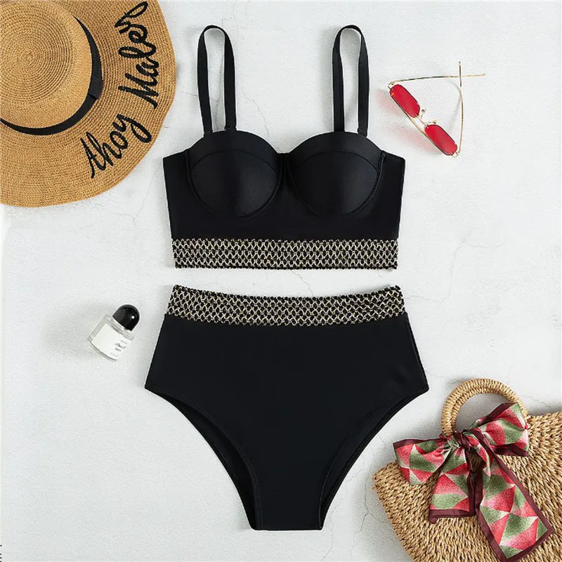 Wholesale 15 Year Old Girls Bikinis Push Up Sex Women High Waist Bikini Set