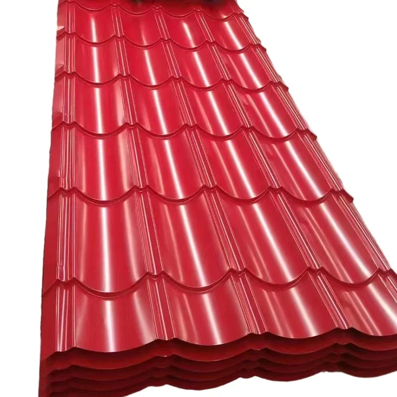 PPGI / PPGL Roof Color Coated Corrugated Metal Roofing Sheet Color Steel Plate