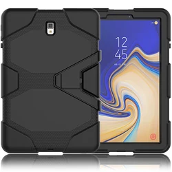 For Samsung Galaxy Tab S4 T835 T830 New Arrival Kids Silicone Soft Fold Stand Shockproof Hybrid 10.5 inch Screen Protector Case