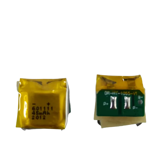 601111-45mAh li-po battery used for TWS earphone battery/smart bracelet