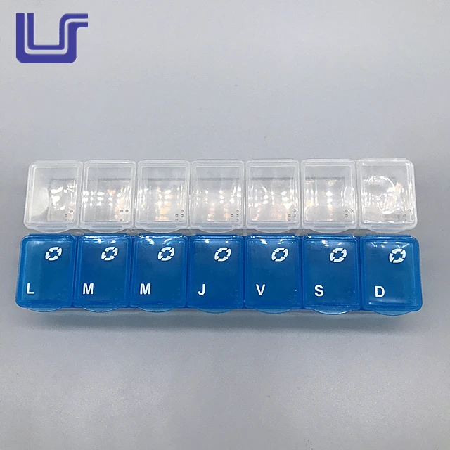 Hot Sale Medicine Box Plastic 7 Days Pill Boxes