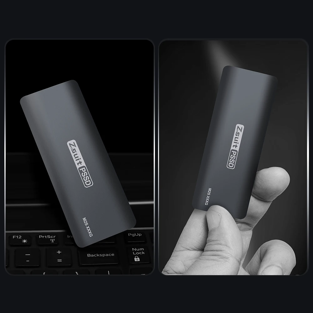 Z-SUIT Новый портативный SSD Type-C USB3.1 128 ГБ 256 512 1 ТБ жесткие диски Внешний твердотельный