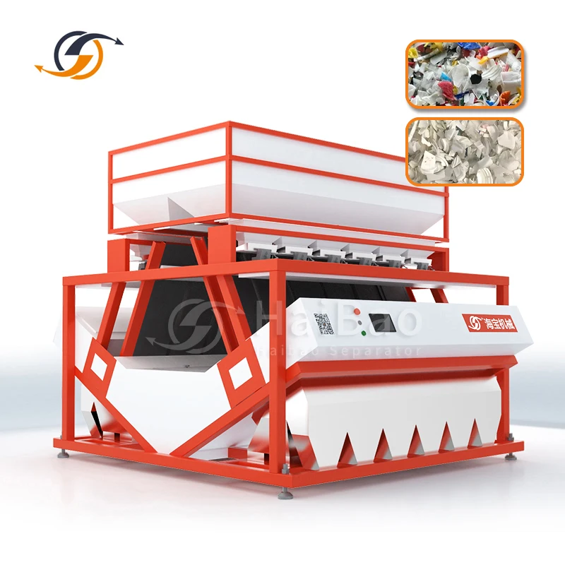 plastic PET bottle remover recycling machine for plastic automatic line color sorter waste disposal