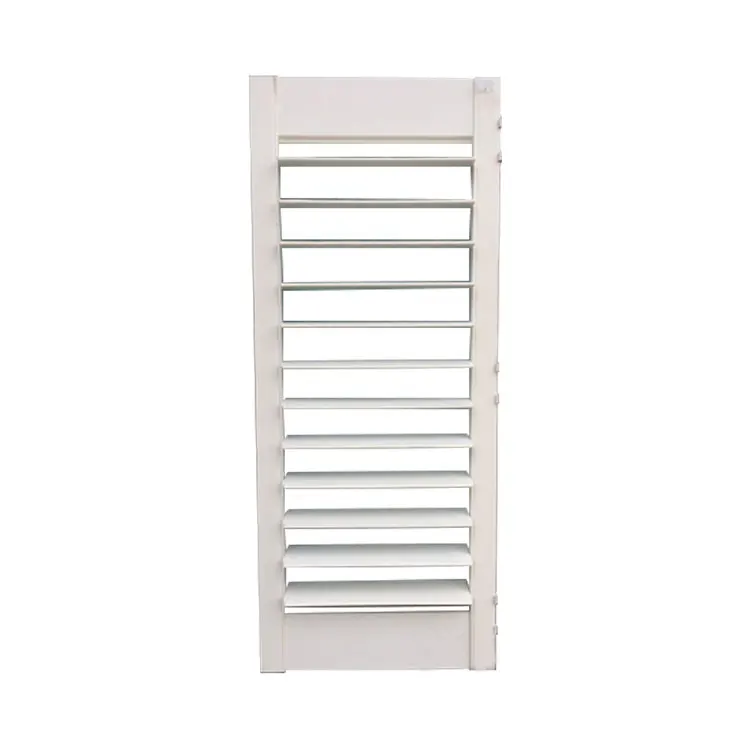 Plastic Interior Door Pvc Louver Shutter Window