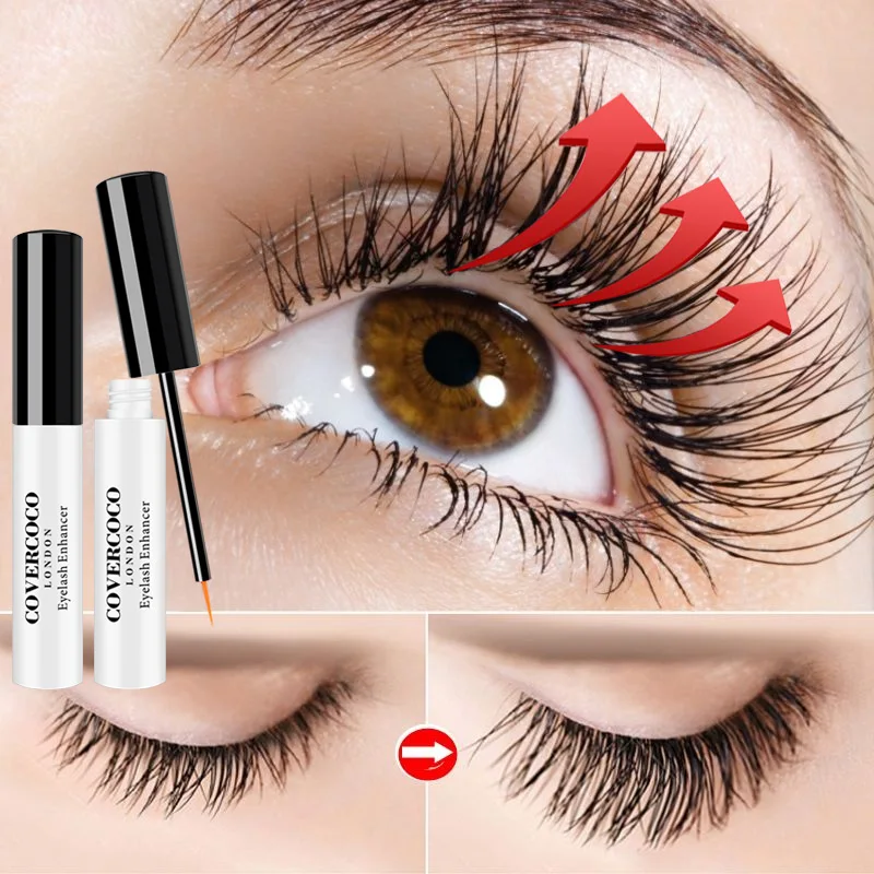 
COCOCOVER 100% Natural Beautiful Longer Thicker Waterproof 7 Days Serum Eyelash Growth Enhancer Serum 